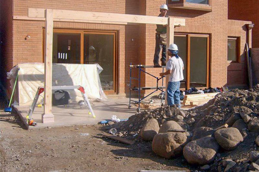 Pergola con treillage 5