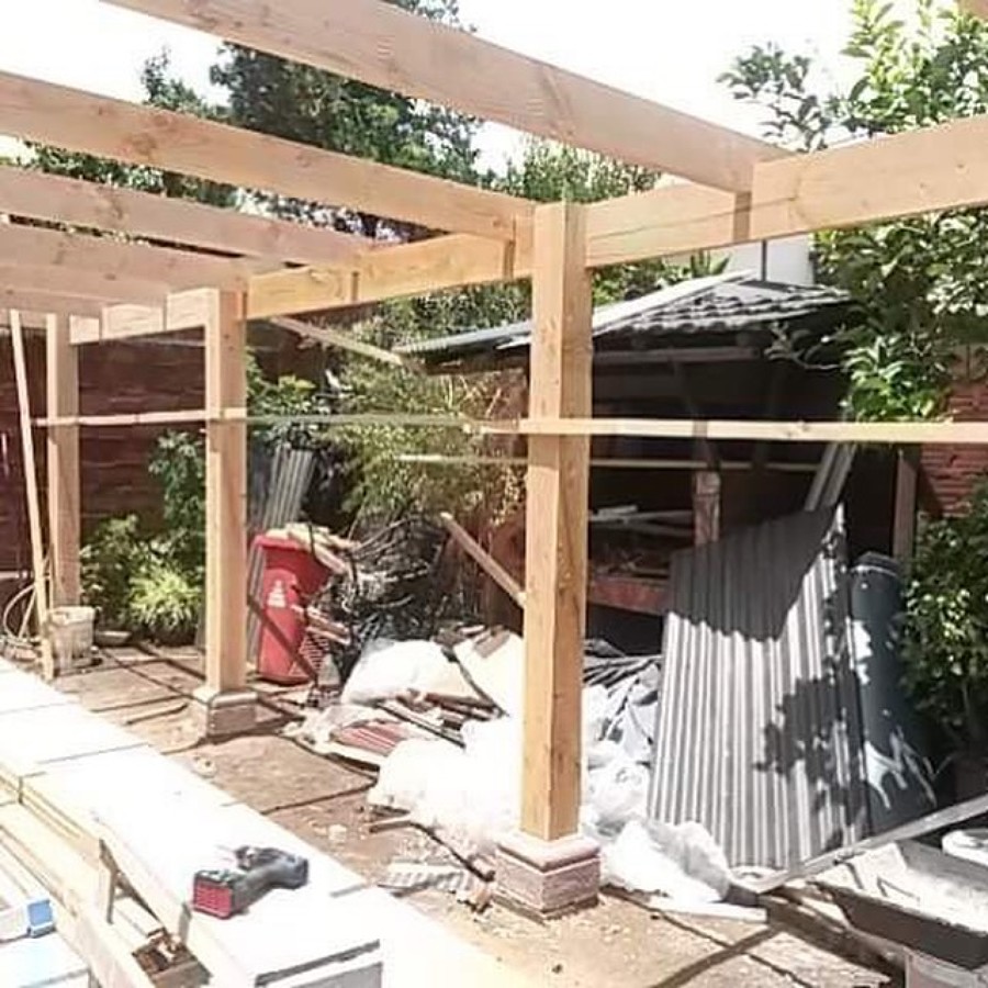 Pergola en desarrollo