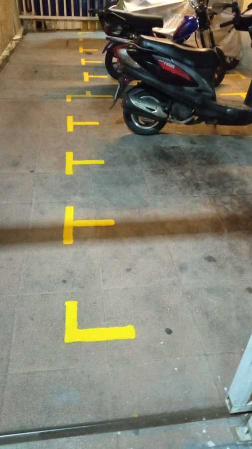 Pintura Estacionamiento Motos