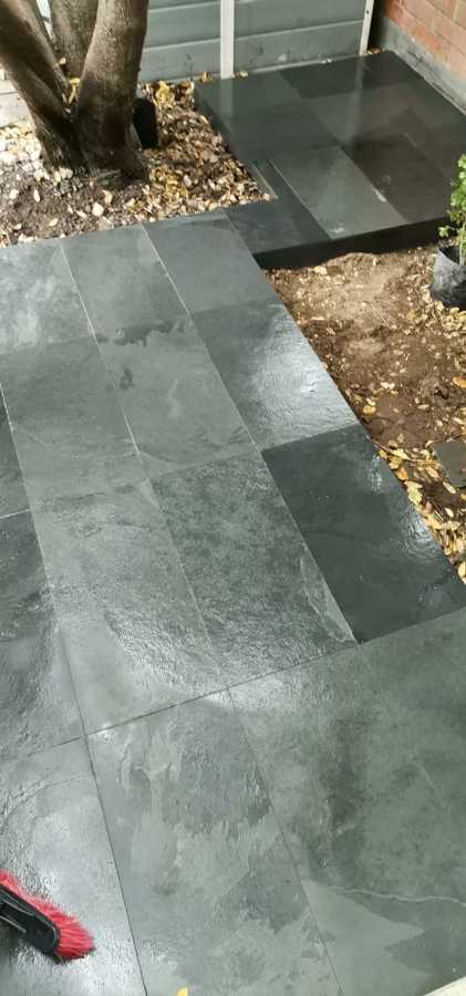 Pisos con piedra pizarra