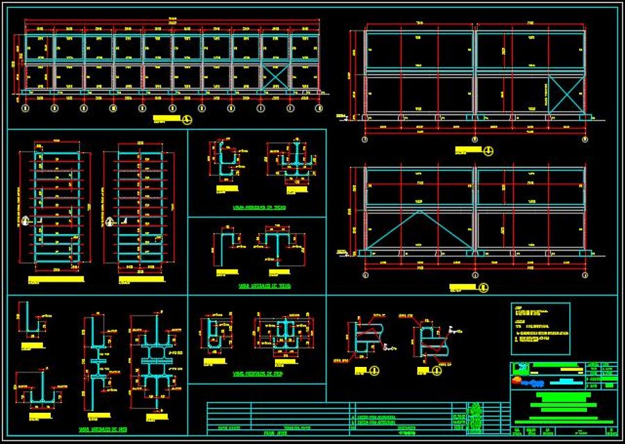 Plano de Elevaciones y Detalles