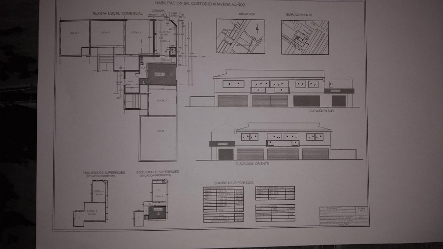 Plano locales Sucesión G. Rojas