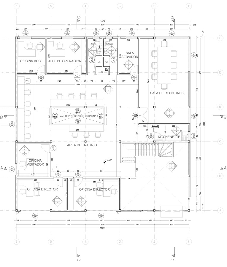 PLANTA ARQUITECTURA 2° NIVEL