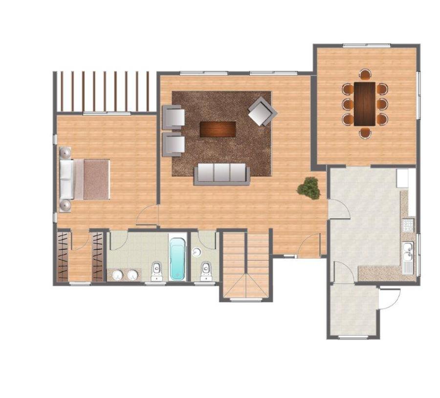 Planta primer piso vista 05