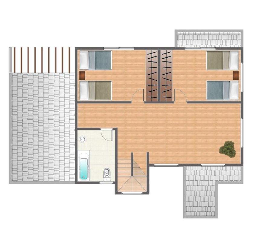 Planta segundo piso vista 06