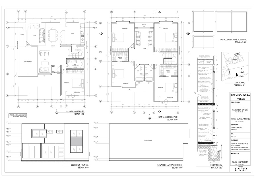 Plantas de la vivienda