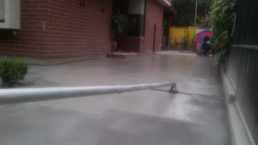 Platachado de terminación fina del hormigón