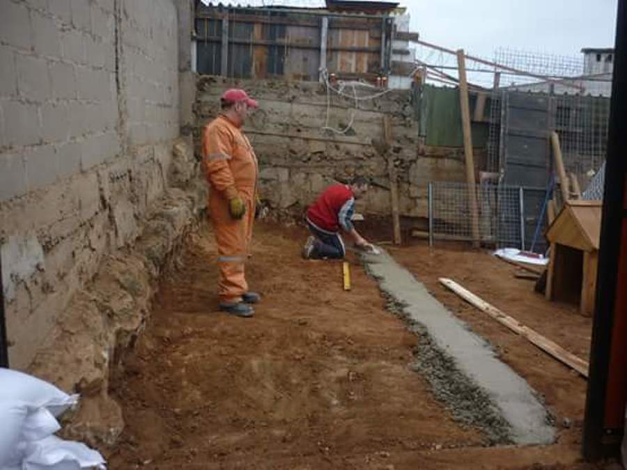 Preparando linea maestra