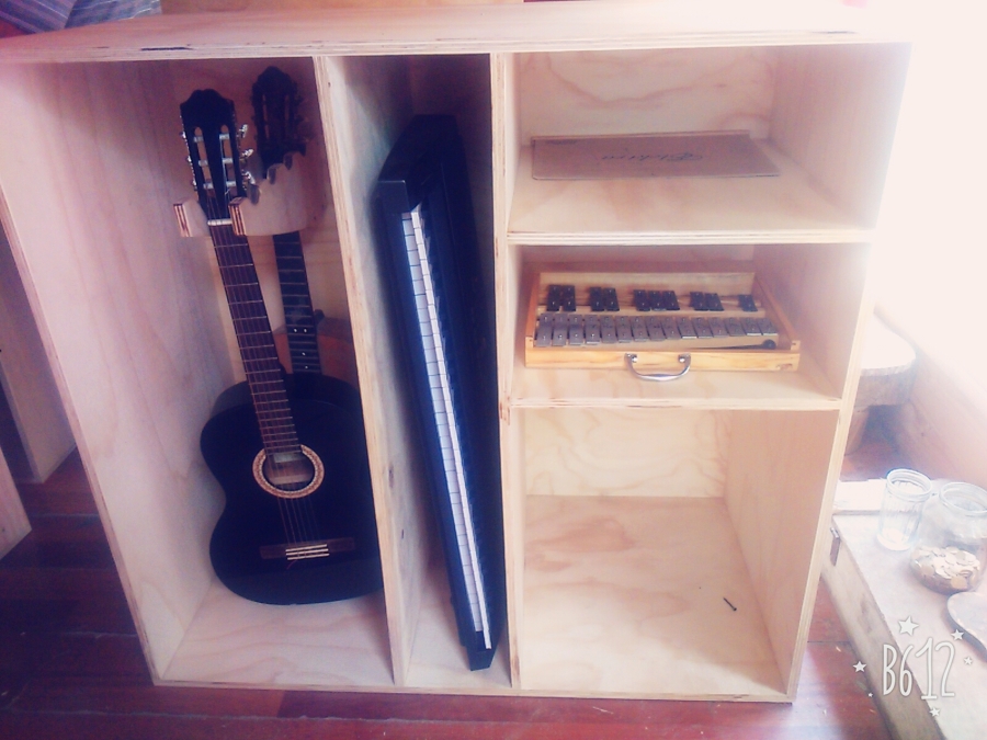 Primera etapa mueble de música 