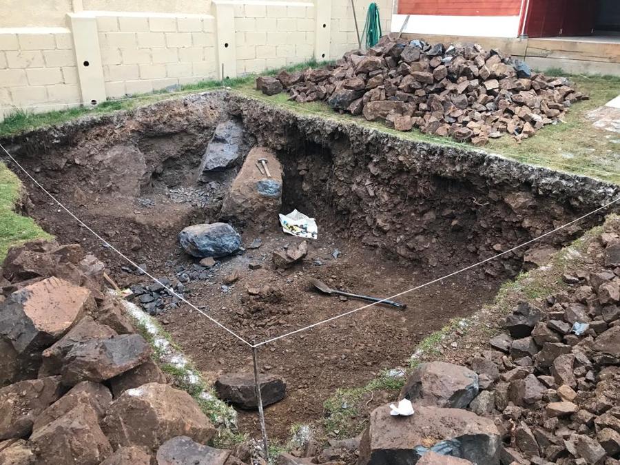 Proceso de excavación