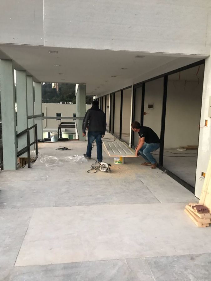 proceso trabajo locales segundo piso