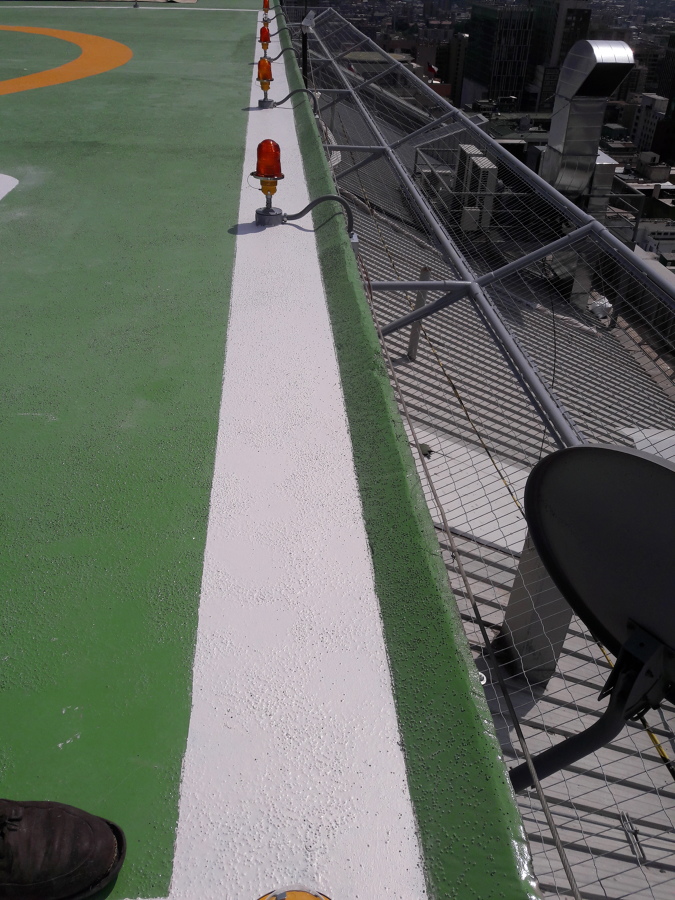 Proseso de.instalacion de balizas en pista