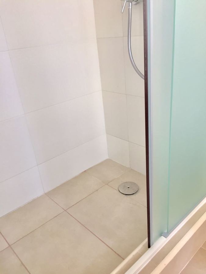 Receptáculo de shower en obra