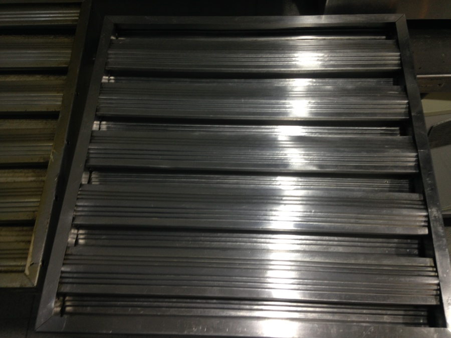 rejilla de campana limpia