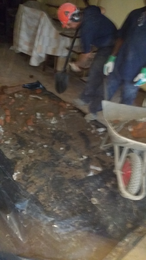 remocion de piso parquet