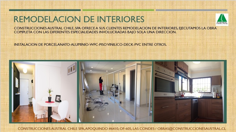 REMODELACION DE INTERIORES