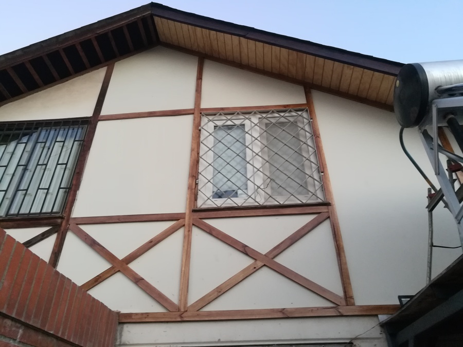 Remodelacion fachada, alero
