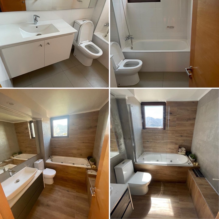 Remodelación General de Baño (pisos, paredes, muebles, gasfiteria,pintura)