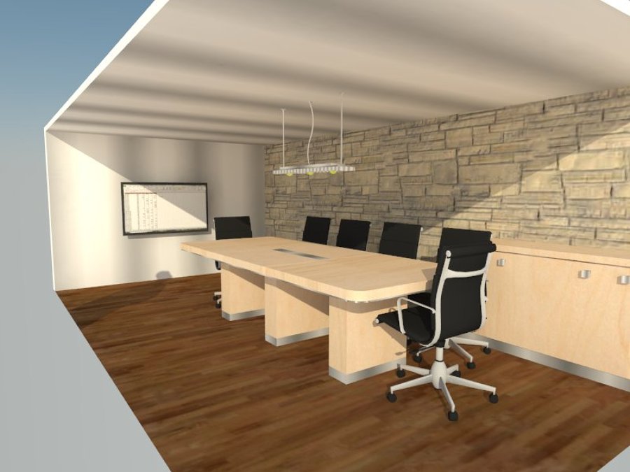 render sala de reuniones