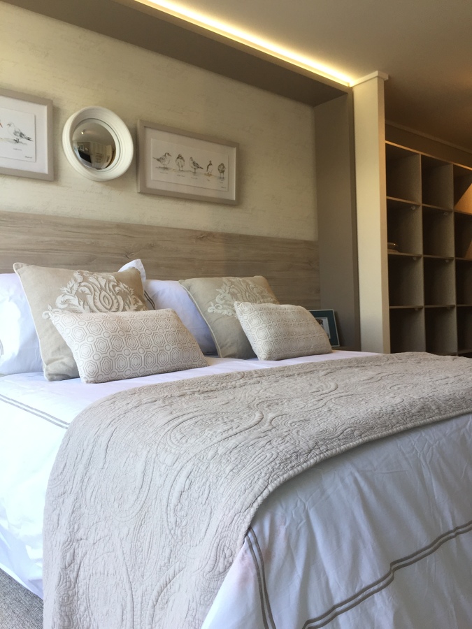 Respaldo cama velador - retroiluminado