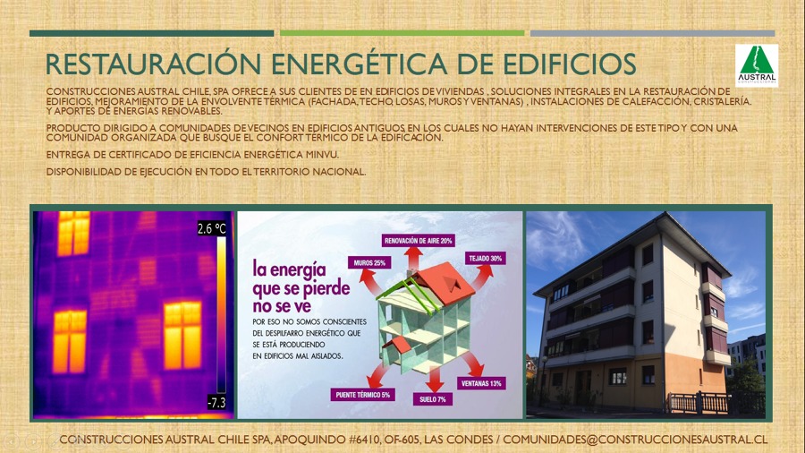 RESTAURACIÓN ENERGÉTICA DE EDIFICIOS