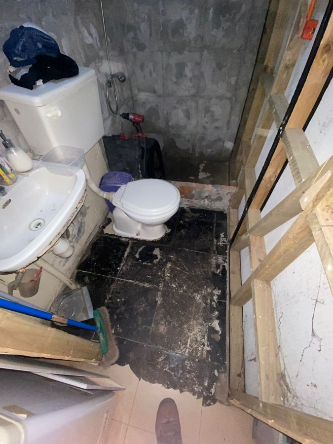 retiro de material anterior