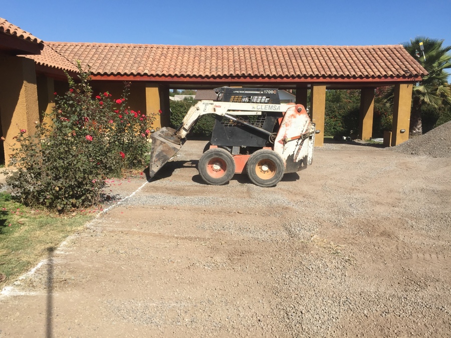 Retiro de material existente