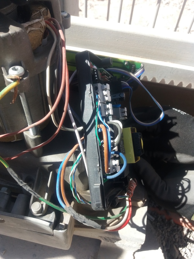 RETIRO DE MOTOR DAÑADO