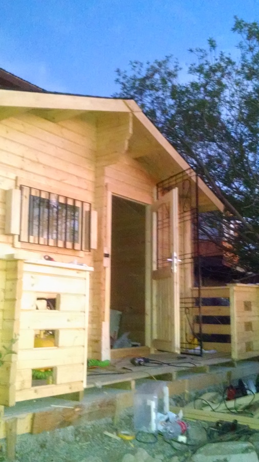 Sauna Exterior a Leña