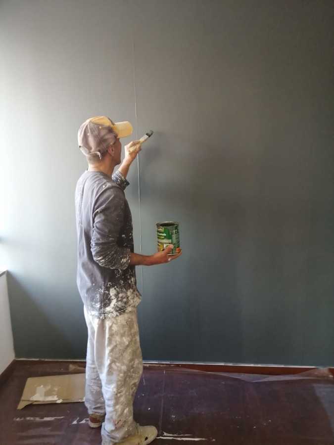 Servicio de pintura de las paredes y techo