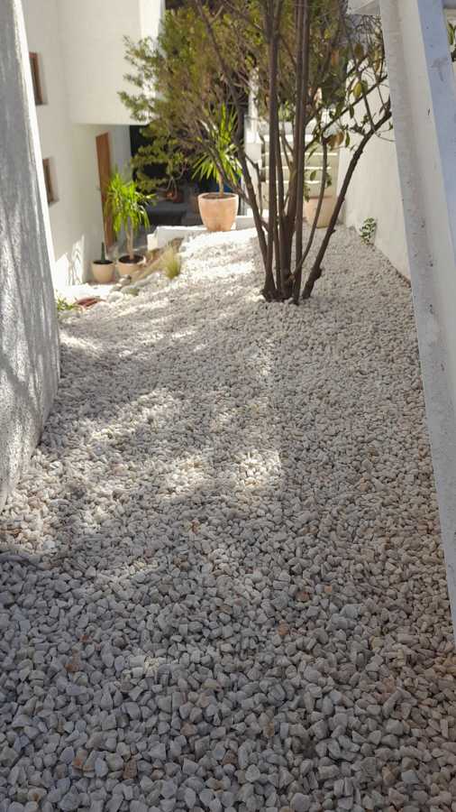 SIEMBRA DE PLANTAS E INSTALACIÓN DE PIEDRA CUARZO