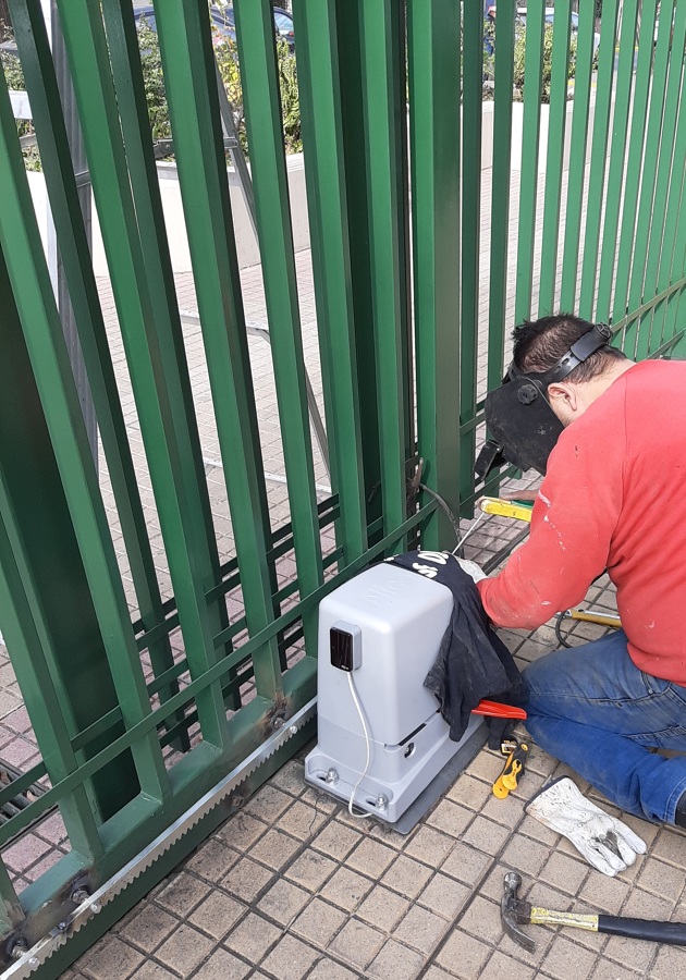 soldando cremalleras