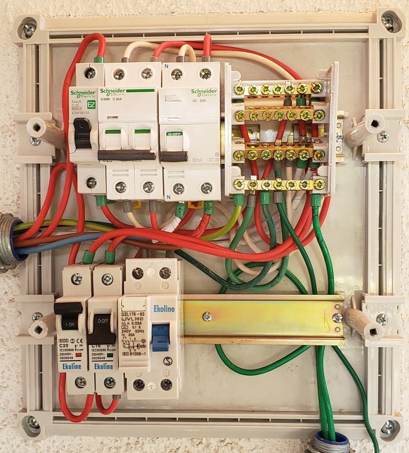 Tablero de  protecciones