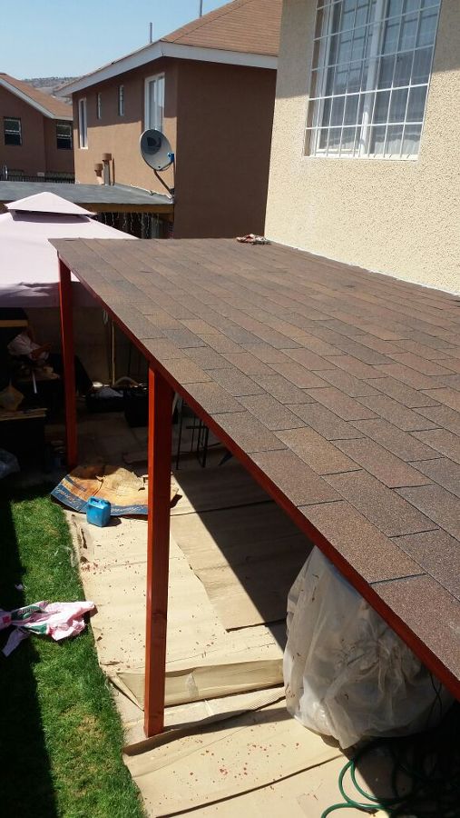 Techo del pasillo trasero