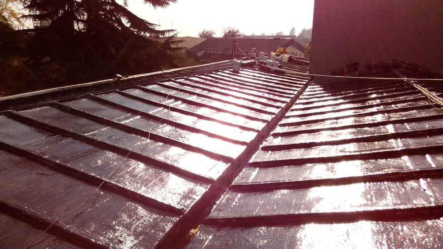 Techumbre preparada para instalación de membrana asfáltica