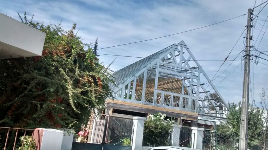 Terminación de la estructura de metalcon.