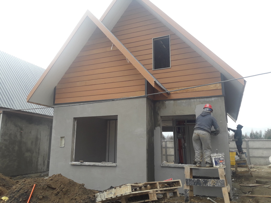 Terminando fachada