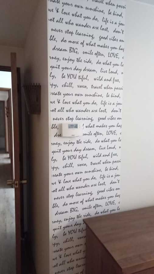 termostato digital con cableado embutido