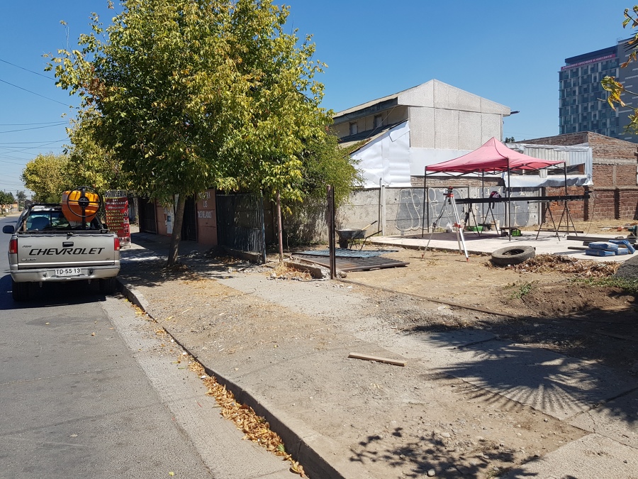 Trabajando en la obra