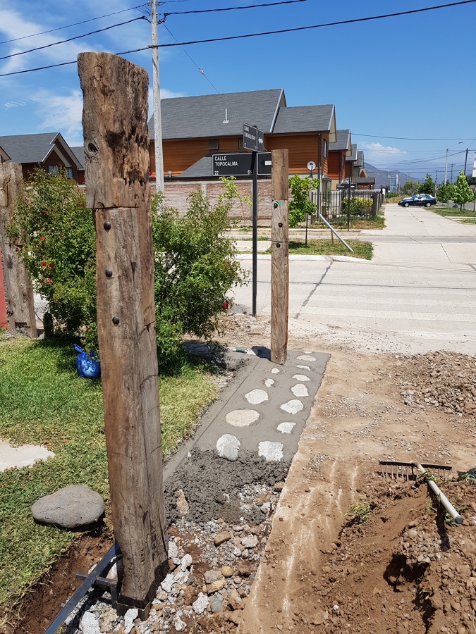 Trabajando en la obra