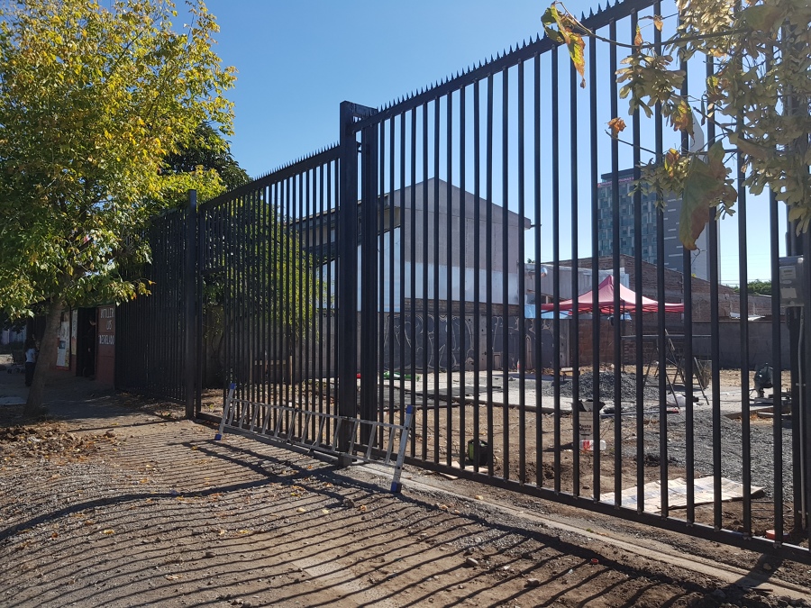 Trabajando en la obra