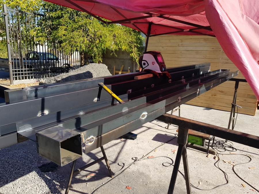 Trabajando en la obra