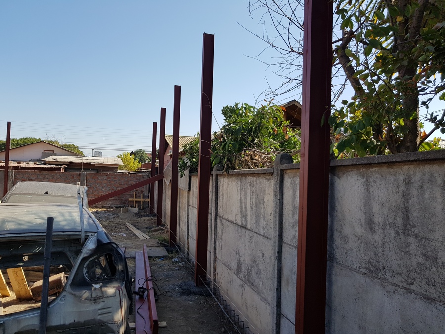 Trabajando en la obra