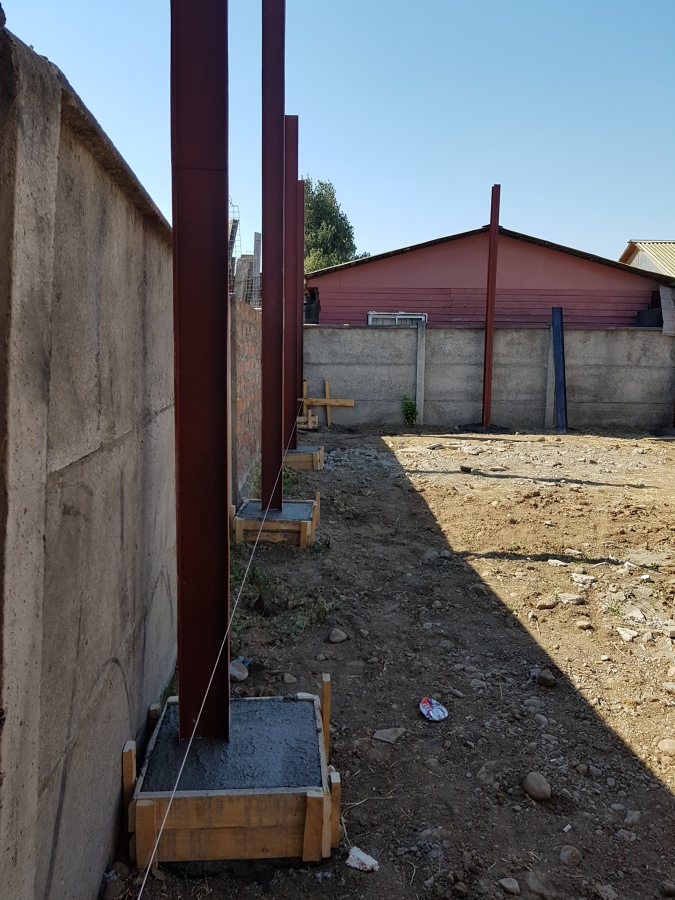 Trabajando en la obra