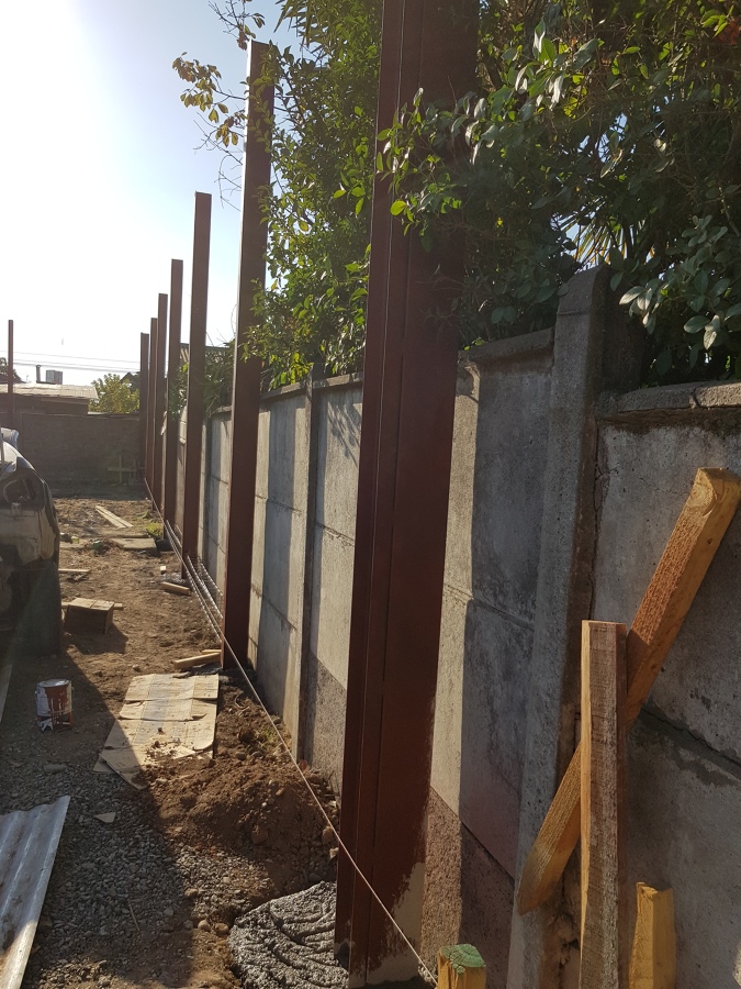 Trabajando en la obra