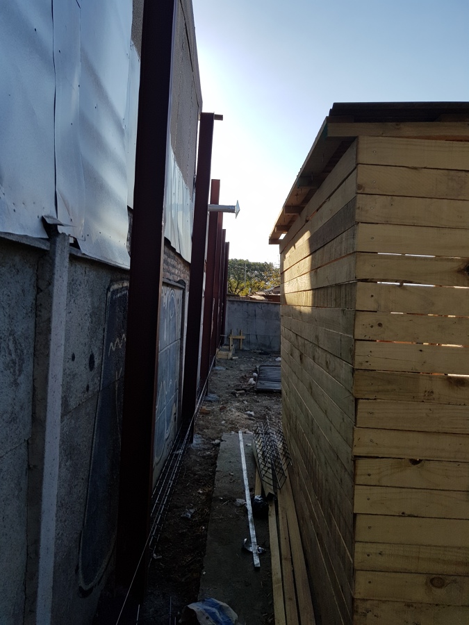 Trabajando en la obra