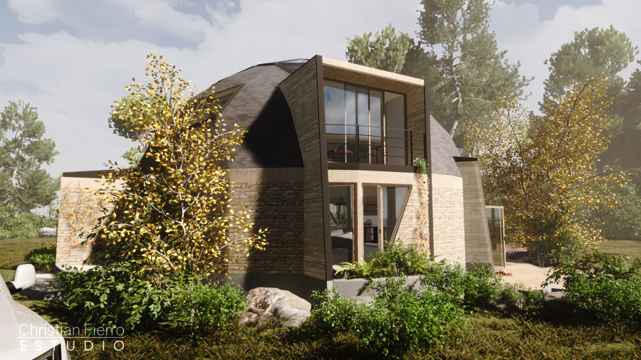 Un balcón para observar la cordillera.