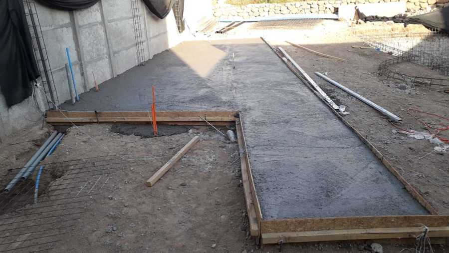 Vaciado  de Hormigón para Quincho