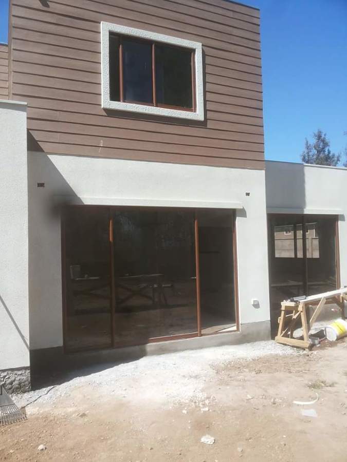 Ventanas color madera al25