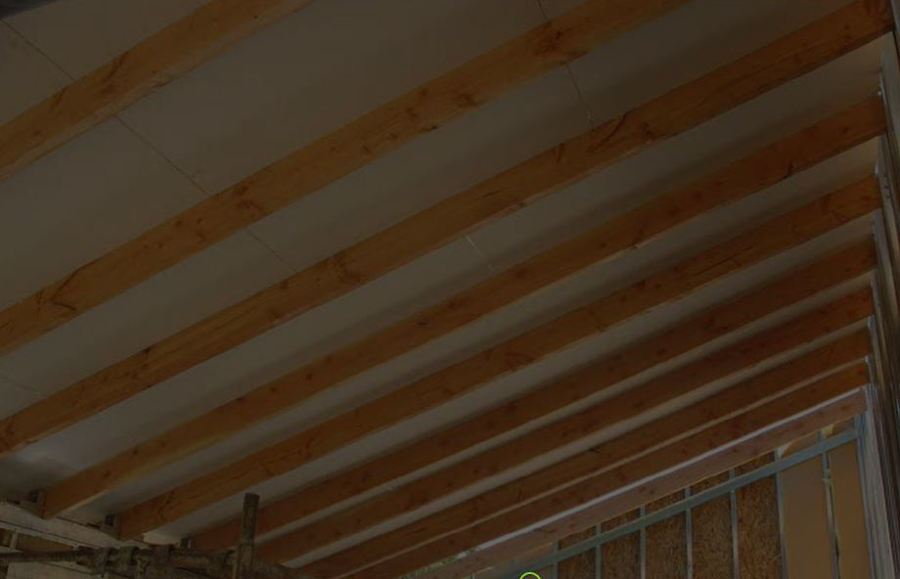 Vigas a la Vista Estar 1 y Comedor